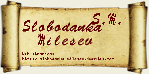 Slobodanka Milešev vizit kartica